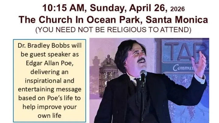 Edgar Allan Poe performance by Dr Bradley Bobbs