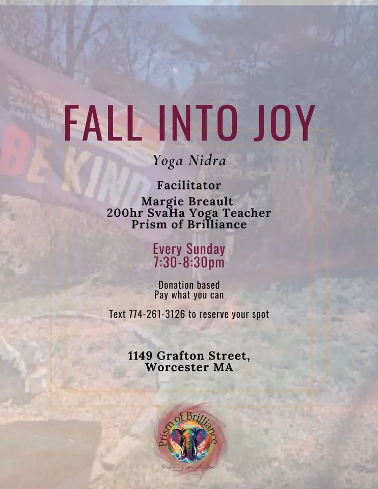 Fall into Joy: a yoga nidra offering