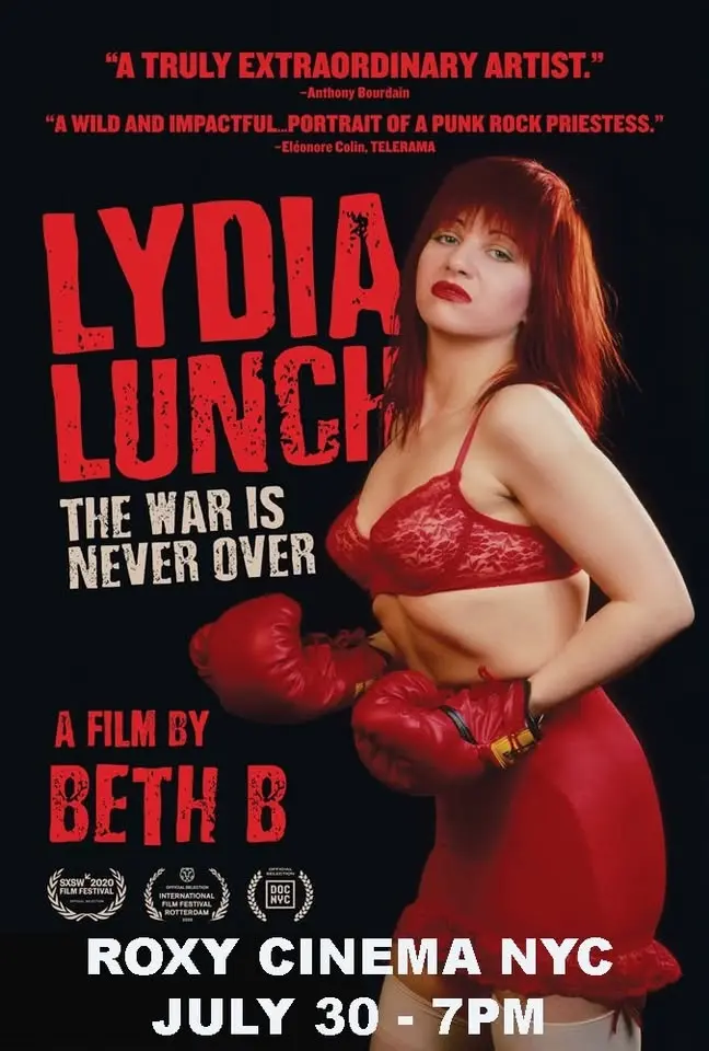 LYDIA LUNCH THE WAR IS NEVER OVER