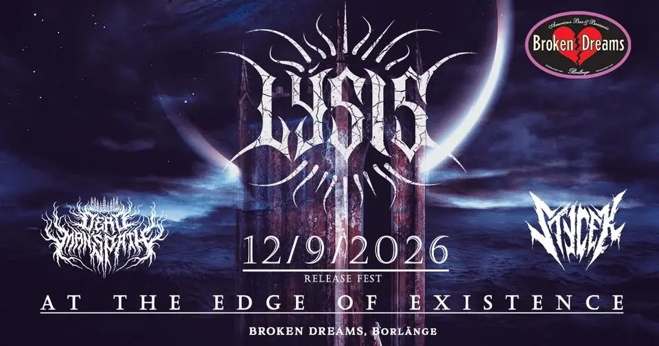 BD Live! -  LÝSIS- releasefest w/ Dead Man`s Path & Stycek