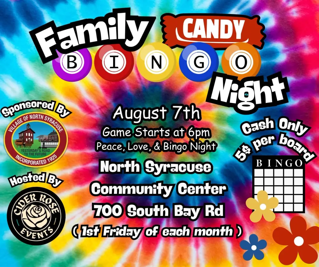 Peace, Love, & BINGO! Family Candy Bingo Night