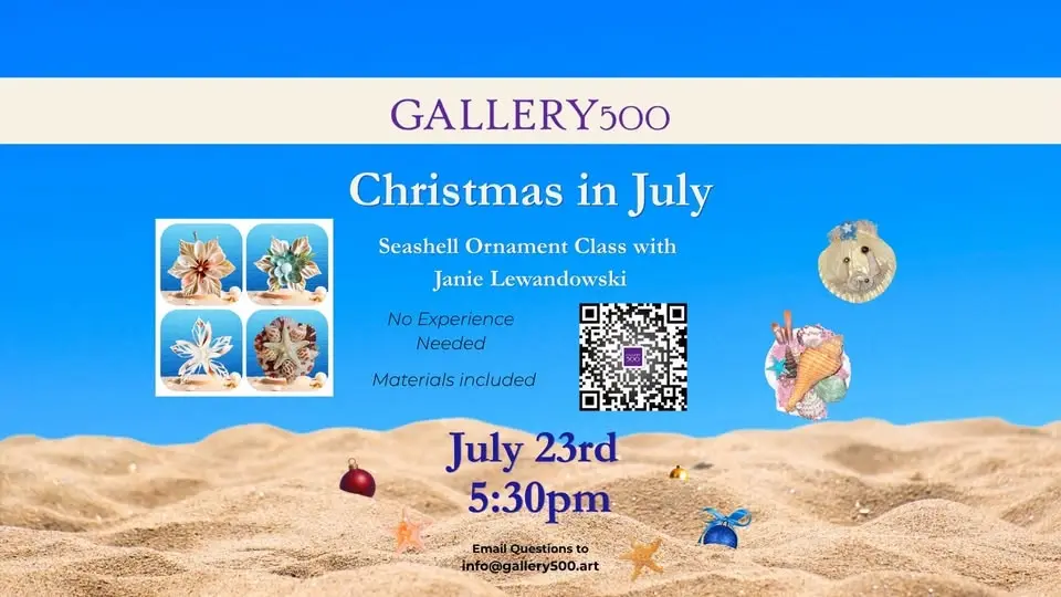 Seashell Ornament Class with Janie Lewandowski