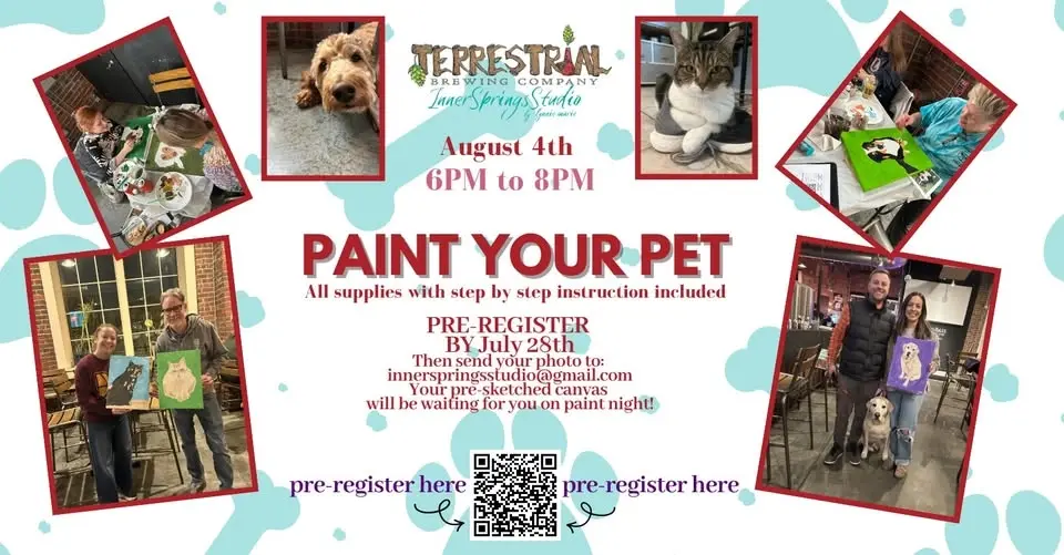 Paint Your Pet @ Terrestrial Brewing Co.