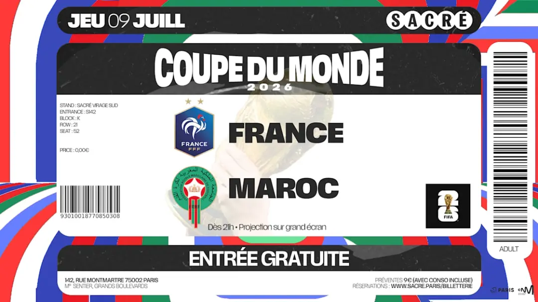 Sacré Présente : Diffusion France - Maroc