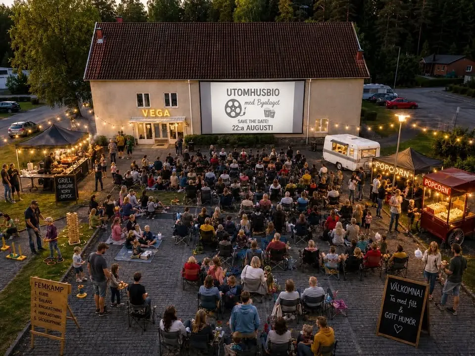 Utomhusbio på VEGA