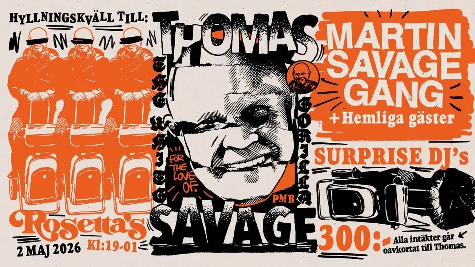 Hyllningskväll till Thomas Savage 🧡