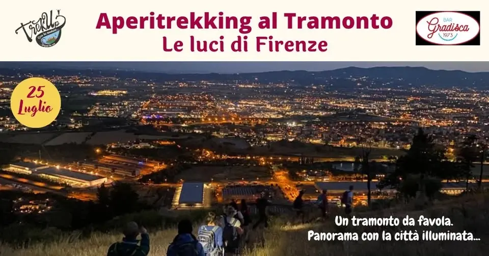 APERITREKKING AL TRAMONTO: Le luci di Firenze
