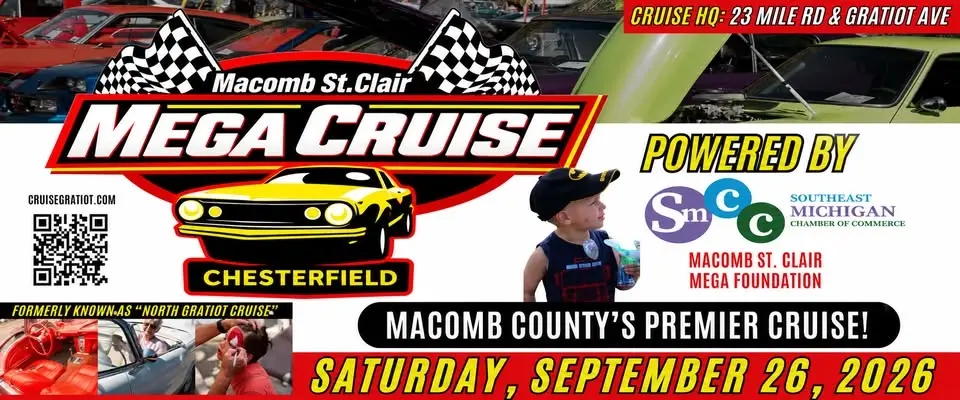 Macomb St. Clair Mega Cruise 2026 - FKA North Gratiot Cruise