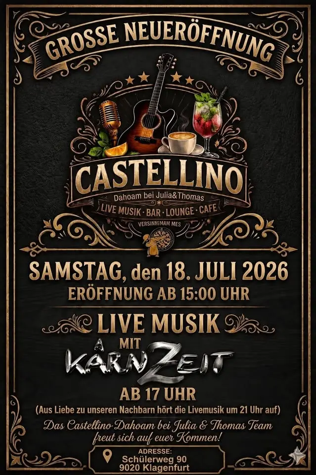 Neu Eröffnung Castellino 
