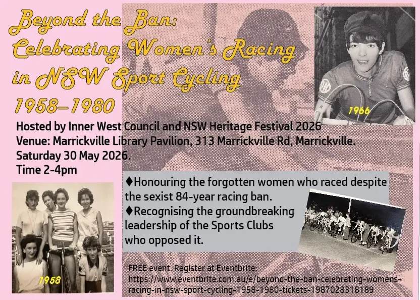Beyond the Ban: Celebrating Women's Racing in NSW Sport Cycling 1958-1980