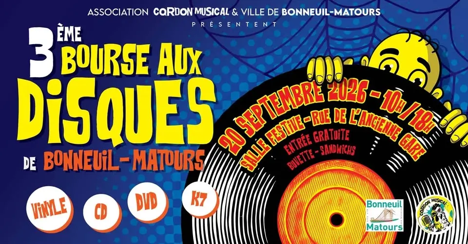 3ème Bourse aux Disques de Bonneuil-Matours