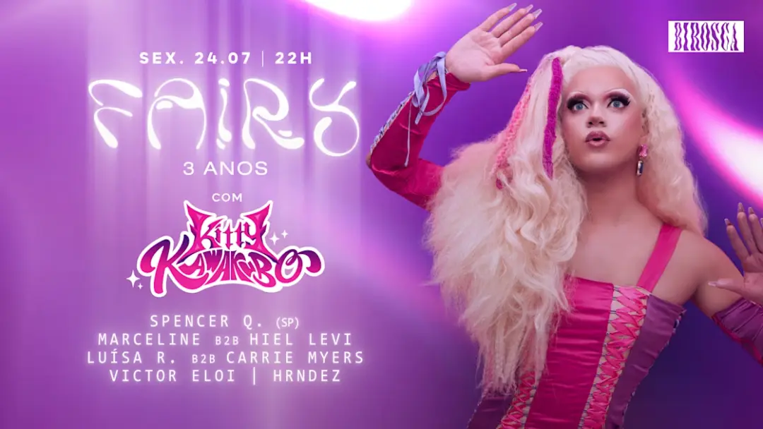 24/07: Fairy 3 Anos Com Kitty Kawakubo