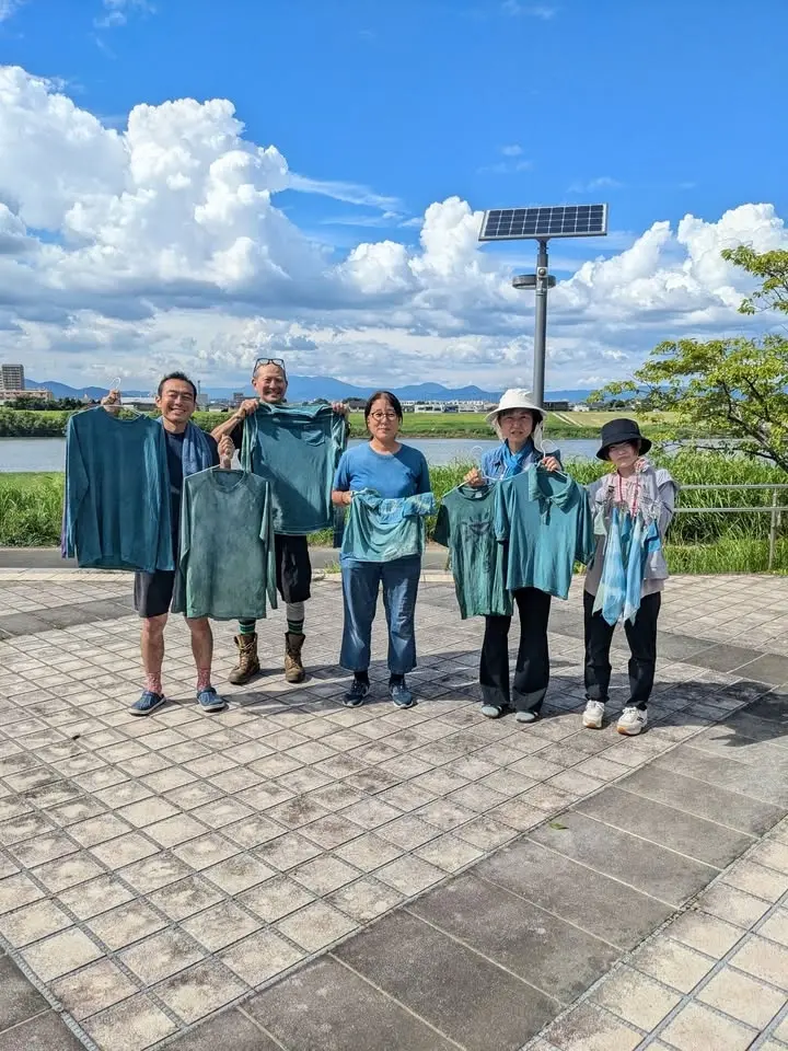 蓼藍の収穫と蓼藍生葉染めワークショップ【講義】「蓼藍栽培から藍染めまで」