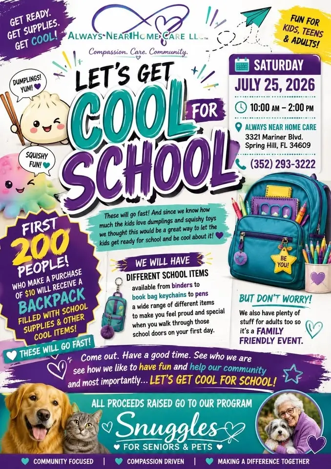 Let's get "Cool for School" Event