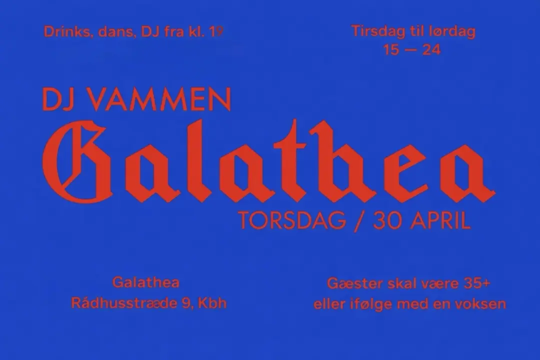 DJ VAMMEN X Galathea
