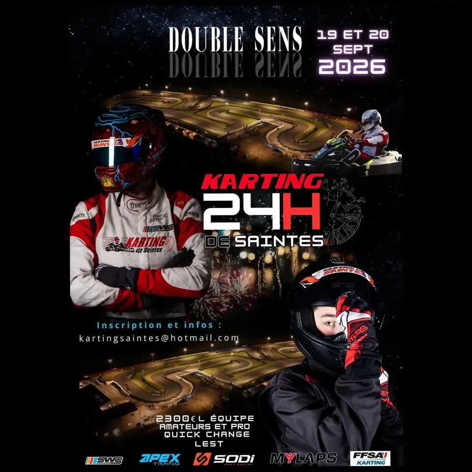 24H de Saintes 2026 Double Sens