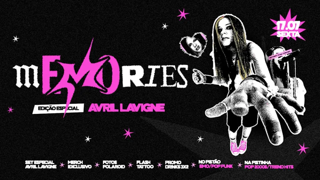 ★ Memories ★ Especial Avril Lavigne ★ 17/7 @Cuckopoa