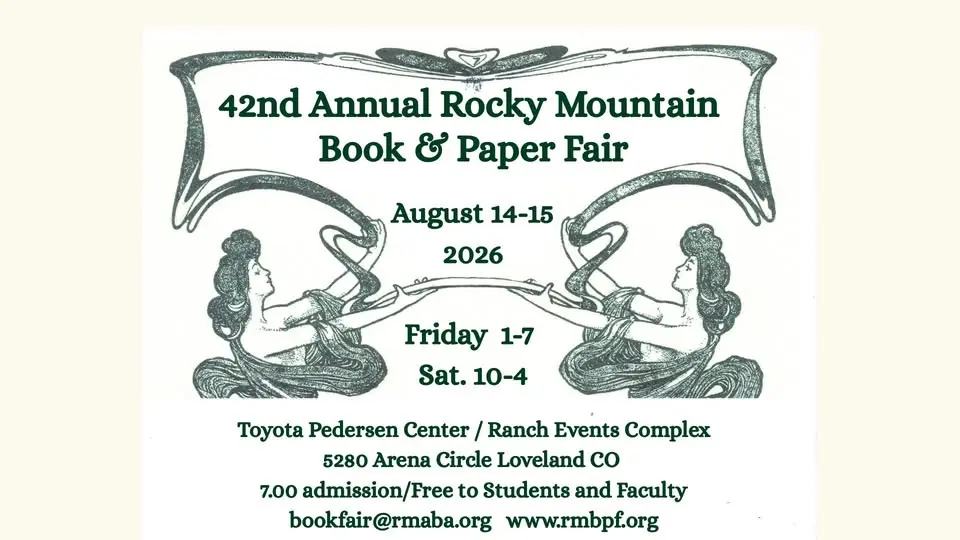 Rocky Mountain Book and Paper Fair 