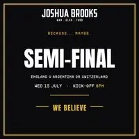 England Semi-Final Screening - World Cup 2026 | Joshua Brooks