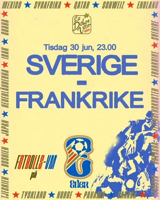 Sverige vs Frankrike – Fotbolls-VM visning