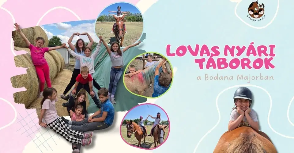 Lovas nyári táborok a Bodana Majorban