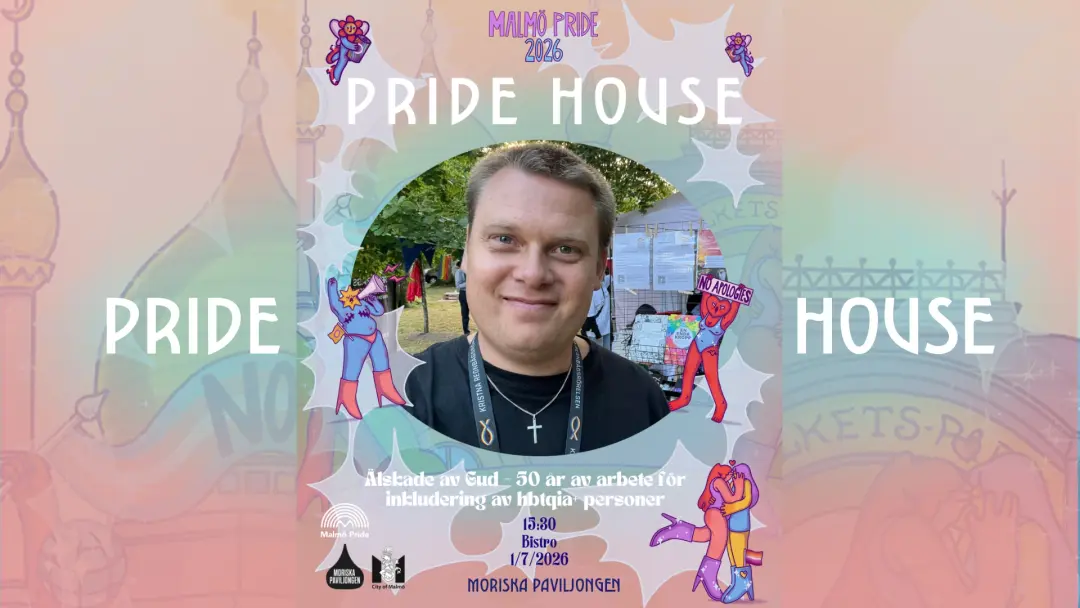 PRIDE HOUSE: Älskade av Gud – 50 år av arbete för inkludering av hbtqia+ personer i samhället i allmänhet och i kyrkor i synnerhet