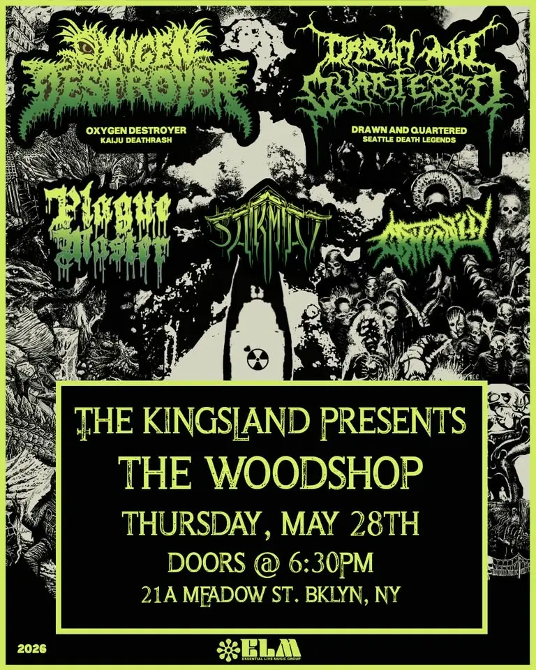 Oxygen Destroyer, Drawn & Quartered, Plague Master, Sarmat, and Criticality