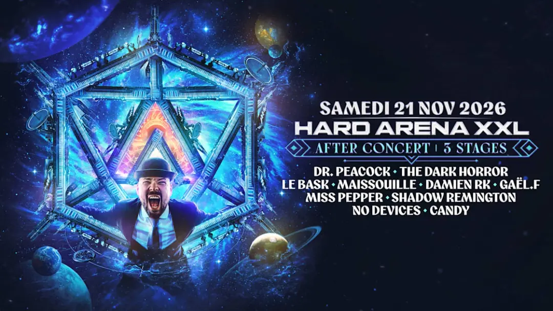 [Hard Arena Xxl] : 23h - 05h30, Après Le Concert, 3 Stages.