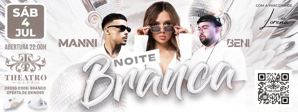 đ€ NOITE BRANCA NO THEATRO CLUB đ€