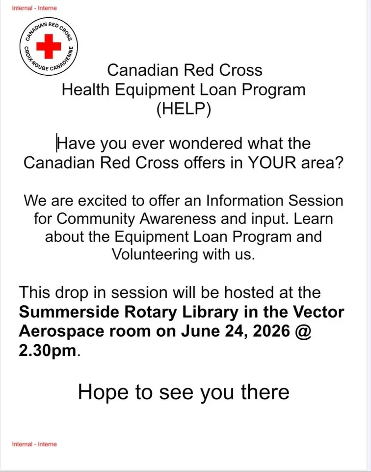 Canadian Red Cross - Equipment Loan Program - Information Session