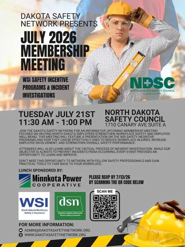 July Membership Meeting - WSI Safety Incentive Programs & incident investigations