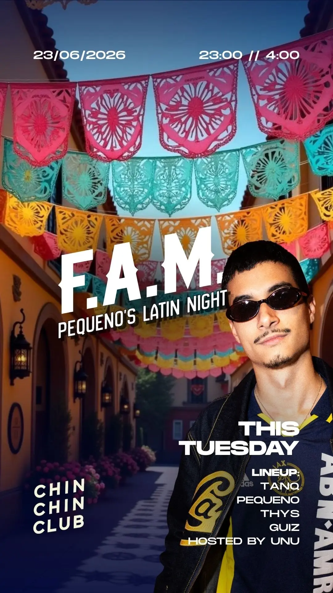 F.A.M: Pequeno's latin night