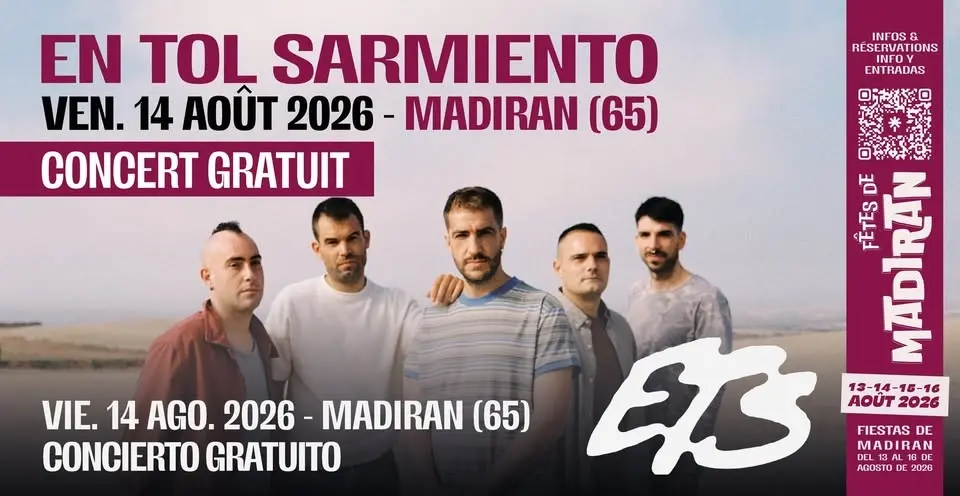 En Tol Sarmiento - Fêtes de Madiran 2026 - Concert Gratuit