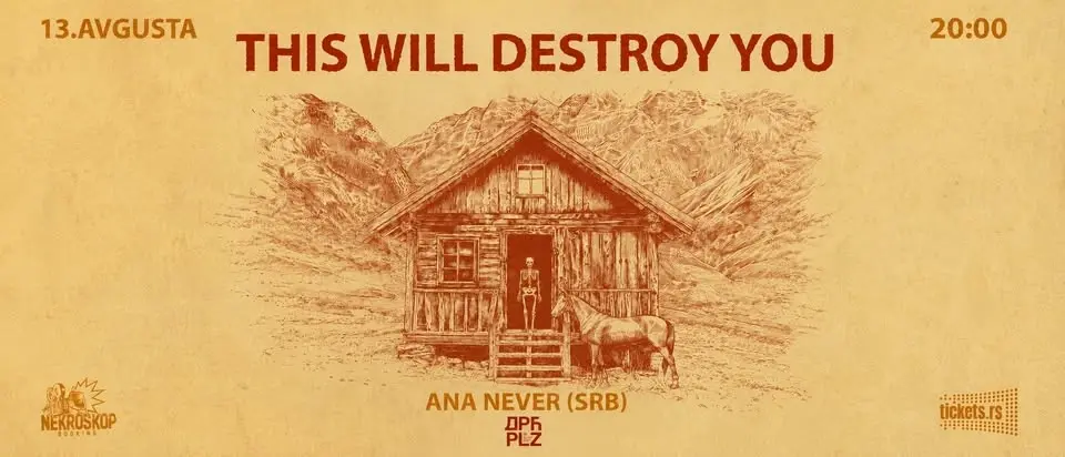THIS WILL DESTROY YOU uzivo u Beogradu, Dorcol Platz (+ANA NEVER)