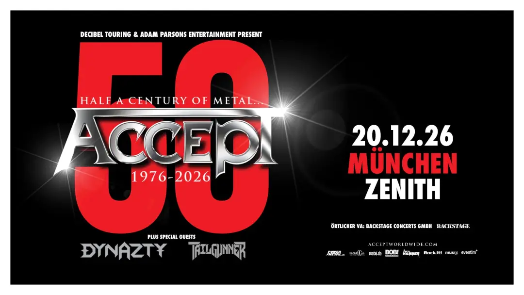 ACCEPT | HALF A CENTURY OF METAL... | ZENITH MÜNCHEN 2026