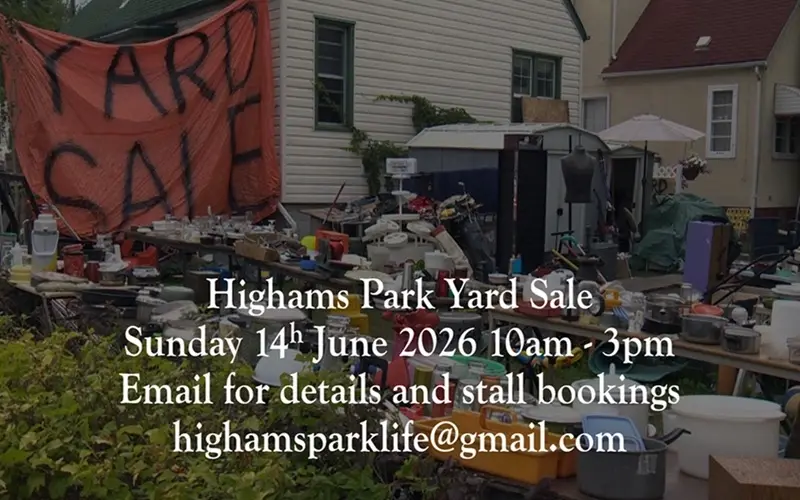 Highams Park Yard Sale 2026