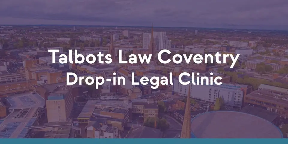 Talbots Law Free Legal Guidance Drop-In Session