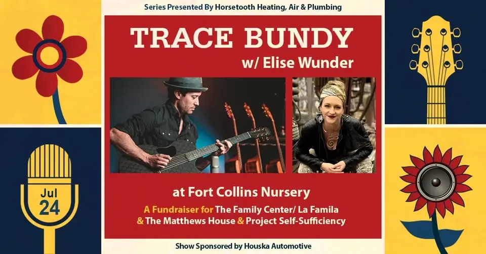 Trace Bundy w/ Elise Wunder at Fort Collins Nursery!