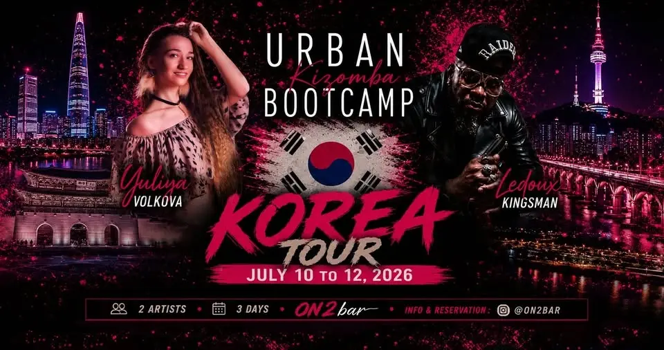 Seoul ◂UrbanKiz Bootcamp▸（ Yuliya Volkova & Ledoux Kingsman ）