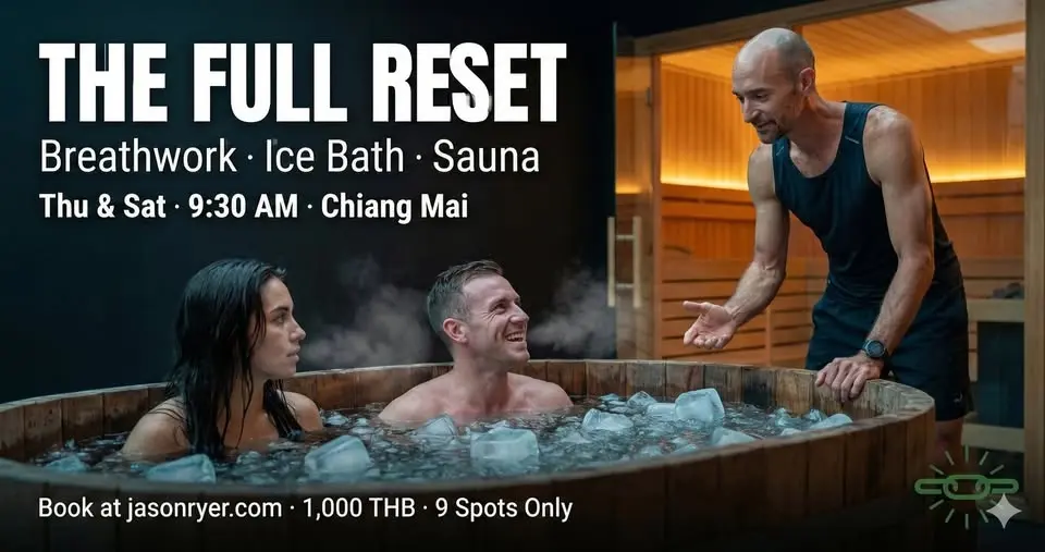 Chiang Mai Ice Bath Experience: Breathwork + Sauna w/ Jason Ryer