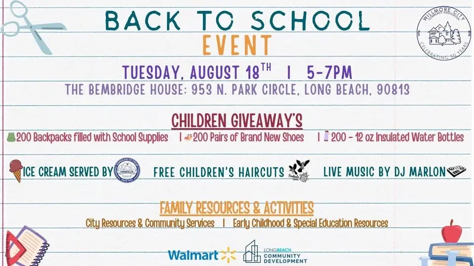 Annual Back-to-School Event!