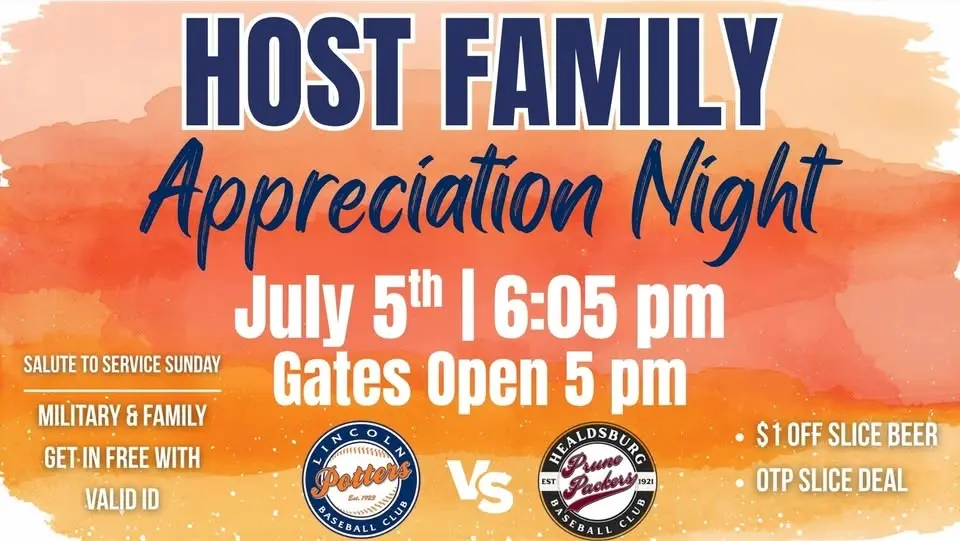 Host Family Appreciation Night & Salute to Service Sunday vs. Packers