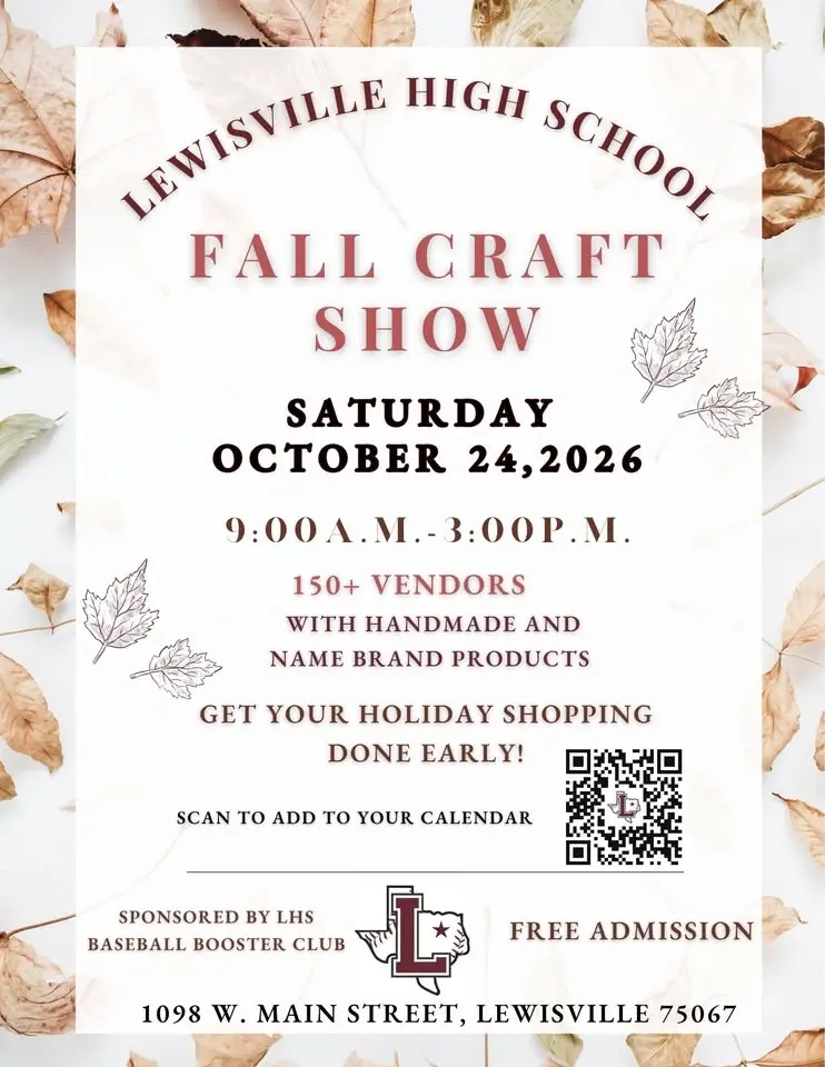 LHS Baseball Booster Fall Craft Show