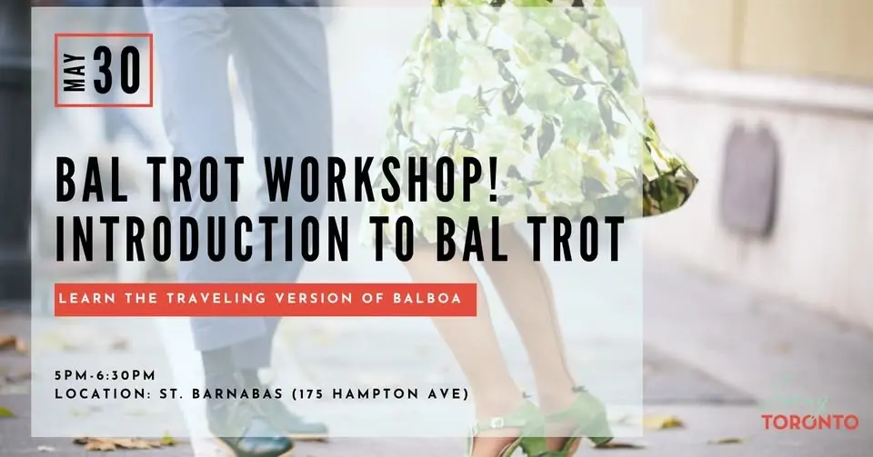 Bal Trot Workshop - Introduction to Bal Trot, the Traveling Version of Balboa! Teacher: Vicky Yeung