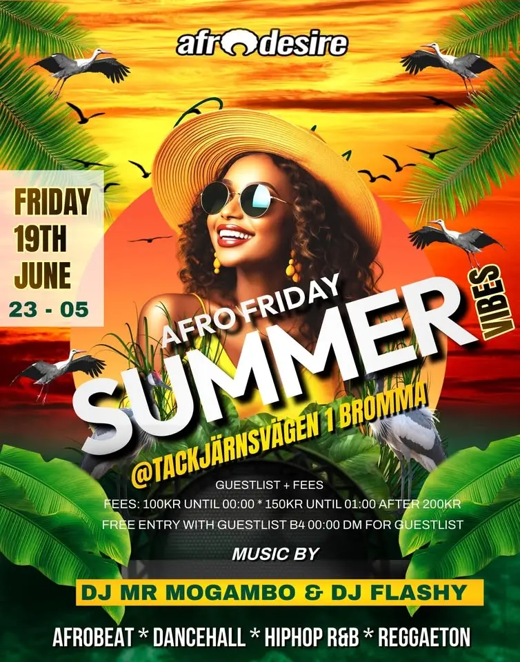 Afro Friday summer vibes