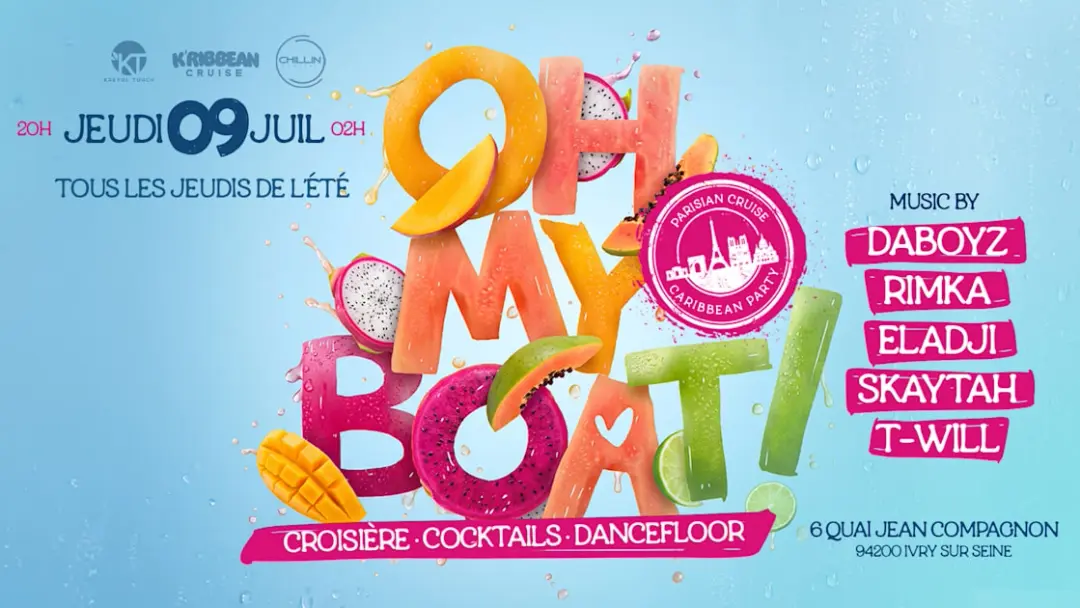 Oh My Boat | Croisière| Rooftop| Terrasse