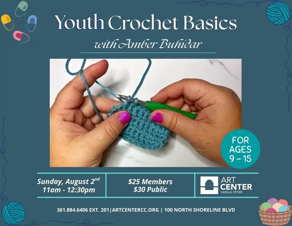 Youth Crochet Basics with Amber Buhidar