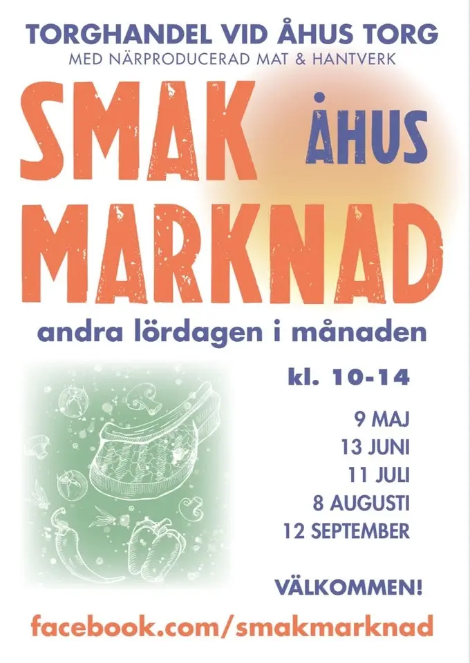 Smakmarknad på Åhus Torg