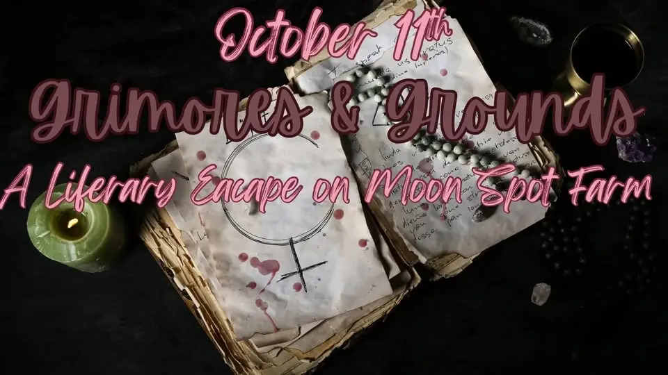 Grimoires & Grounds: A Literary Escape on Moon Spot Farm