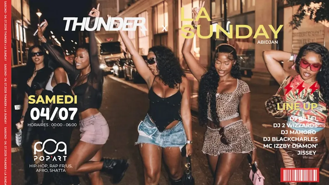 Thunder X La Sunday | 04/07 | Pop’Art